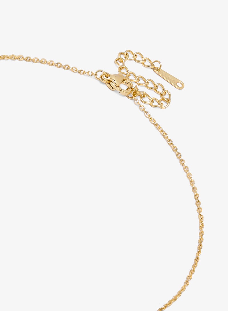 ايلا ليمتد اديشن عقد ذهبي مزين بأحجار دايمونتي - Image 3